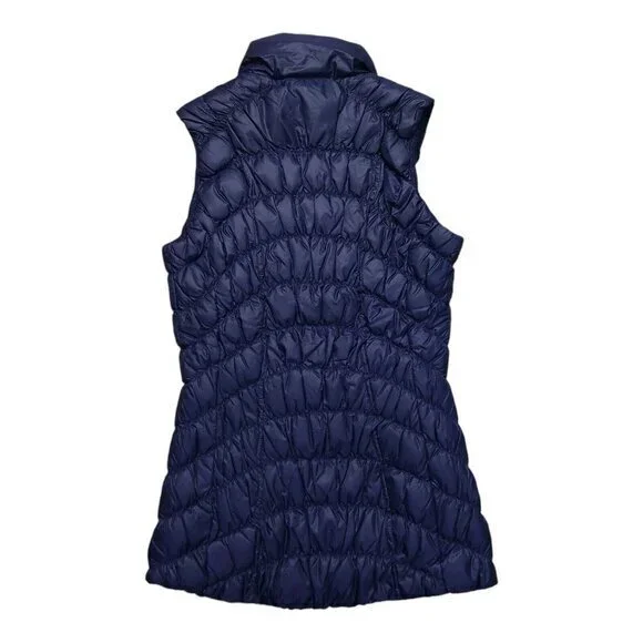 Athleta Downtime Vest Goose Down Puffer Zip Womens XXS - Picture 2 of 10
